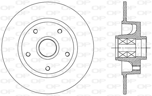 OPEN PARTS Jarrulevy BDA2515.30